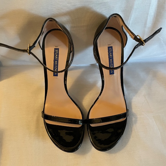 Stuart Weitzman Nudist Disco Platform Heels Size 8.5 - Picture 4 of 8